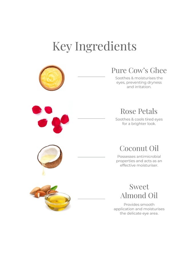 فورست اسينشالز قلم كحل فوريست إسينشالز جولاب خاص، لون أسود فحمي | مصنوع من سمن البقر وبتلات الورد | كحل طبيعي عالي الصبغة | يساعد على تبريد وتهدئة العينين (عبوة من قطعتين) - Image 3