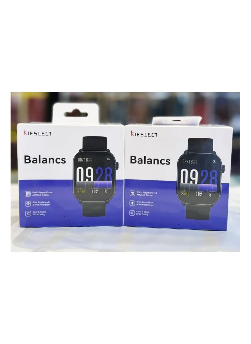 KIESLECT Kieslect balancs smart watch latest version IP68 waterproof Capacity: 300mAh Up to 10 days with normal use 2.01 inch large AMOLED screen  - Image 2
