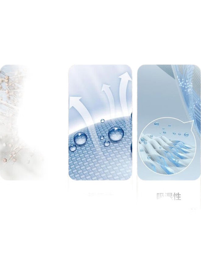 FIRS Men'S Long Sleeve Linen Shirt New Breathable Easy Care Cotton Linen Shirt Light Blue 42 - Image 3