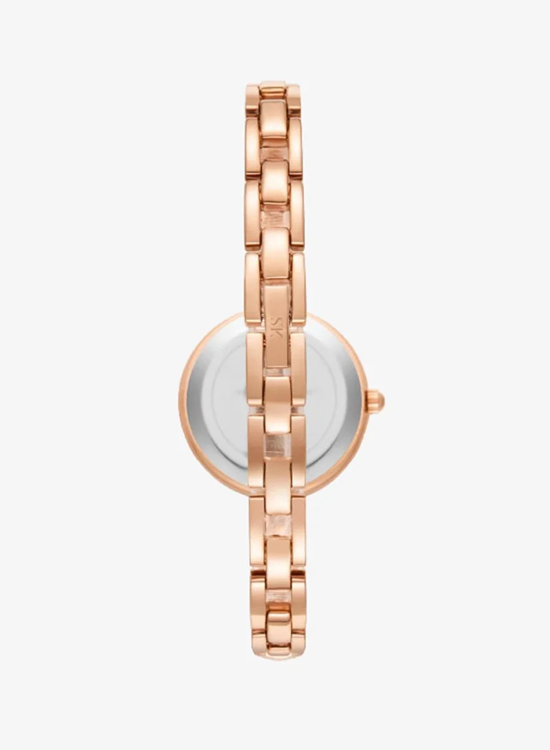 Kenneth Scott Rose Gold Women's Stainless Steel Analog Watch K23507-RBKK - 28 mm for Women | Best Price UAE