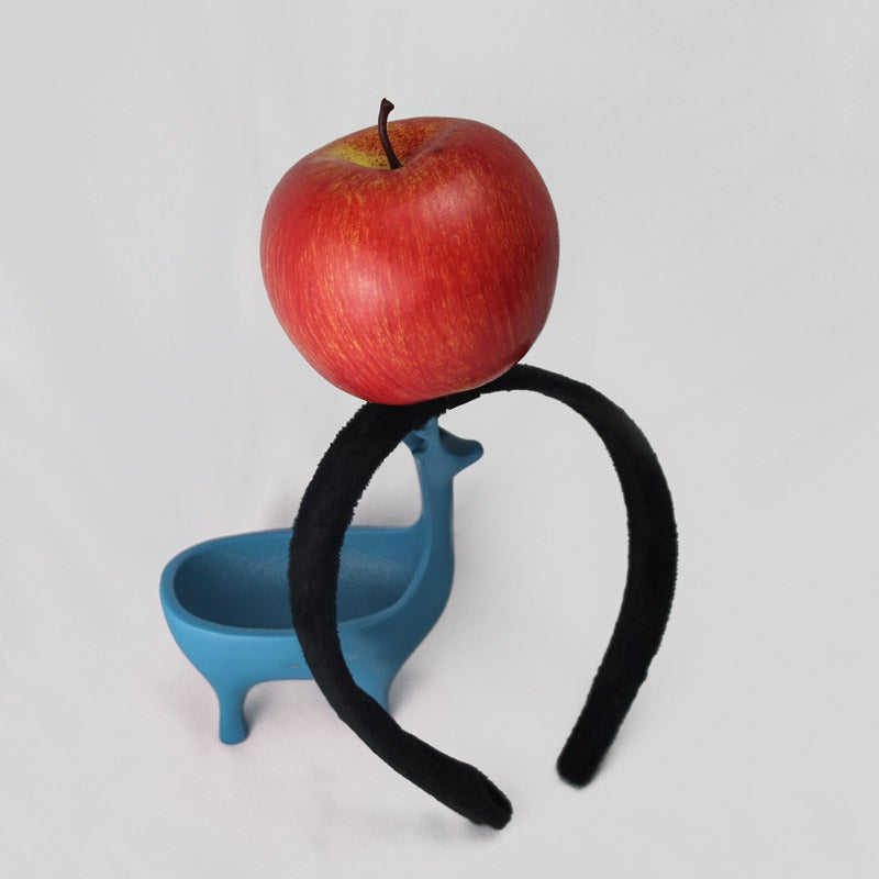 Generic Creative Vegetable Headbands for Women red apple