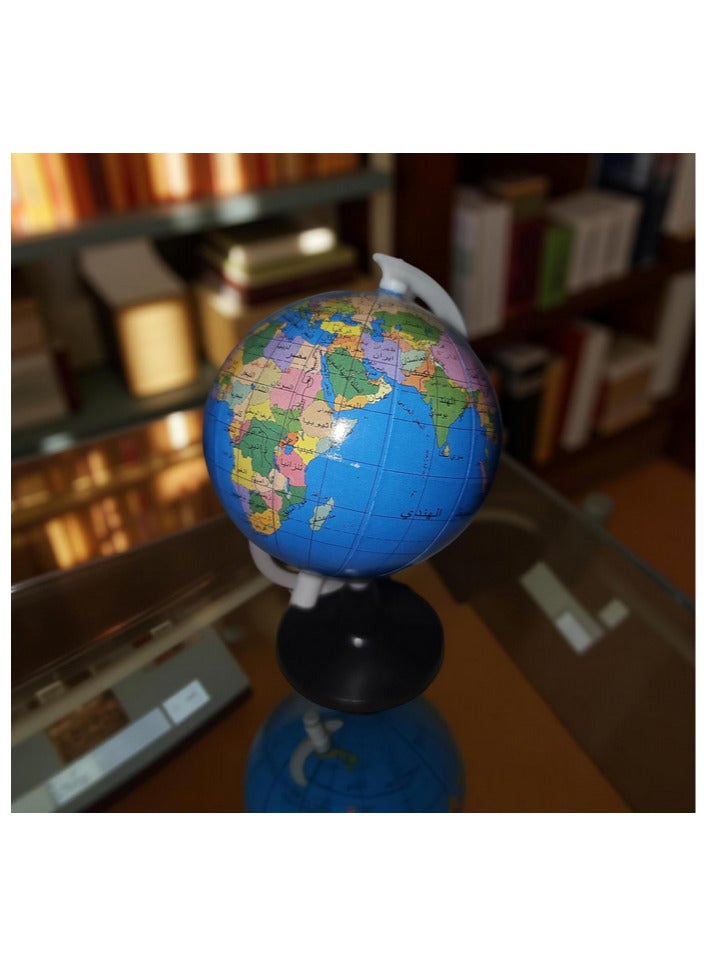Educational globe, 10.6 cm diameter - Image 1