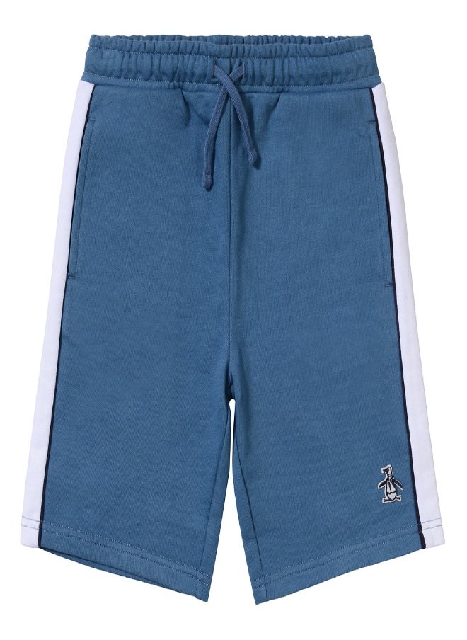 Original Penguin Colour Block Panel Sweatshort Blue
