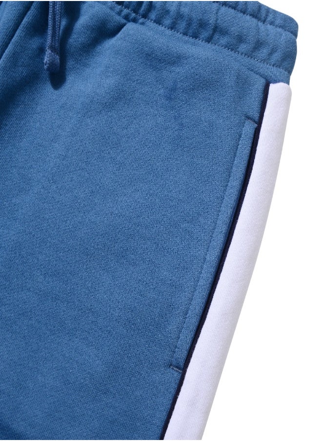 Original Penguin Colour Block Panel Sweatshort Blue
