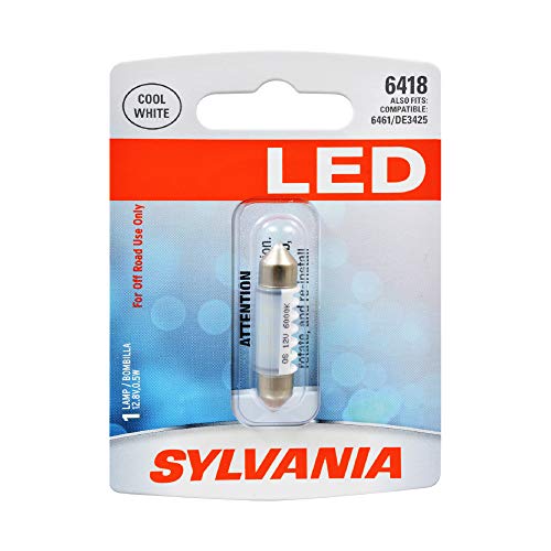 SYLVANIA 6418 36mm Festoon White LED Bulb Contains 1 Bulb