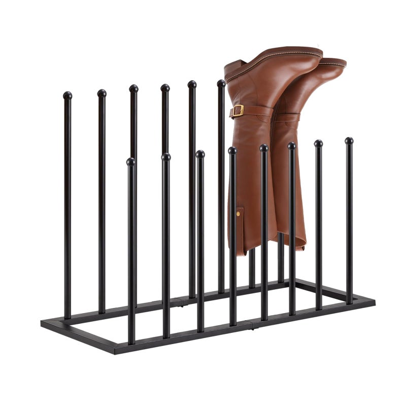 HIEDUYT Boot Rack Shoe Cabinet Metal Shoe Rack for Closet Shoe Organizer (plus8pairs) - Image 1