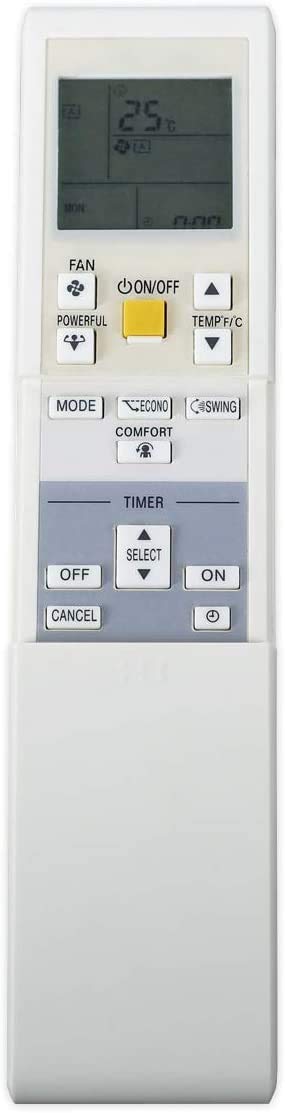 Replacement Remote Control for Daikin FTXN24KVJU ARC452A9 ARC452A15 ARC452A16 ARC452A17 ARC452A18 ARC452A19 ARC452A20 ARC452A21 ARC452A22 ARC452A1 ARC452A2 ARC452A3 2MKS50G2V1B Air Conditioner