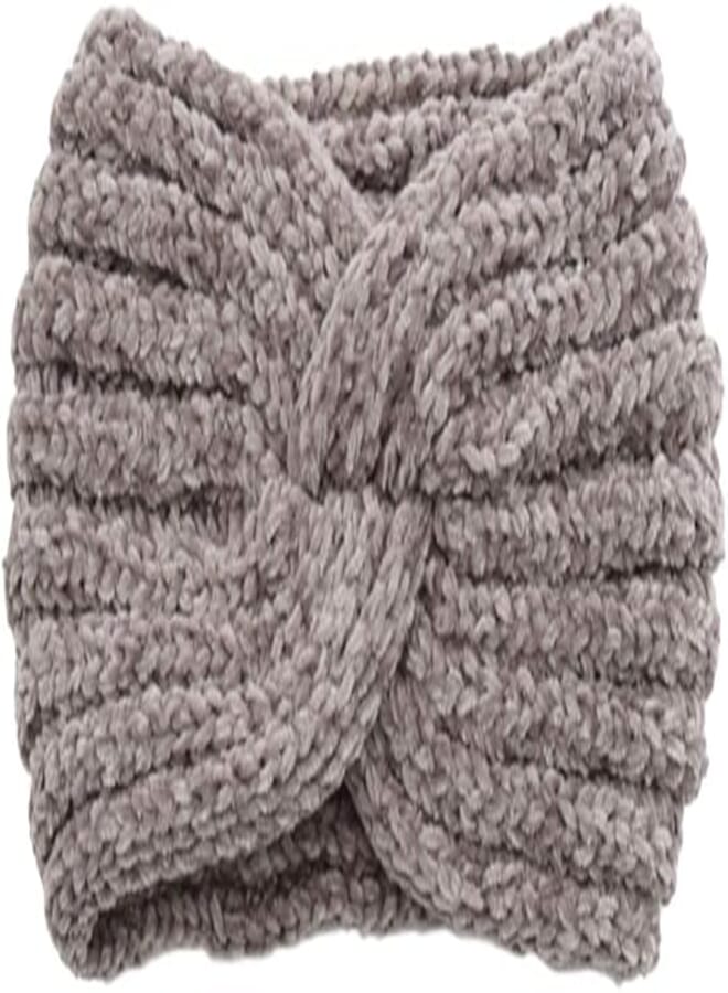Minkissy Crochet Turban Headband Cross Knitted Headband Sports Headwrap Hair Hoops Exercise Hair Band Headdress for Women Girls Christmas gift