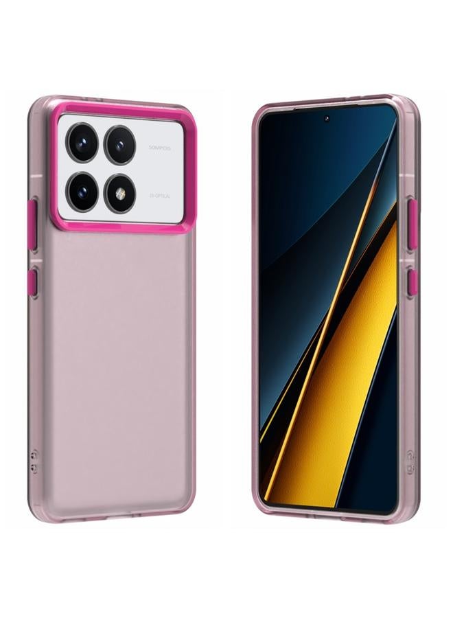 Case For Xiaomi Poco F6 Pro Candy PC Hybrid TPU Shockproof Phone Case