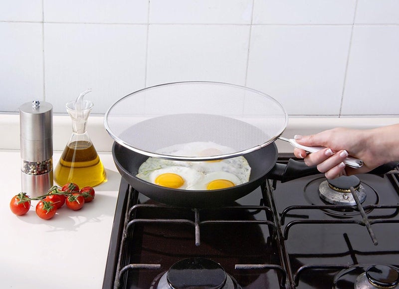 ميتالتيكس حامي من الرذاذ Metaltex Fritto Splash Guard، قطر 26 سم، مطلي بالقصدير - Image 2