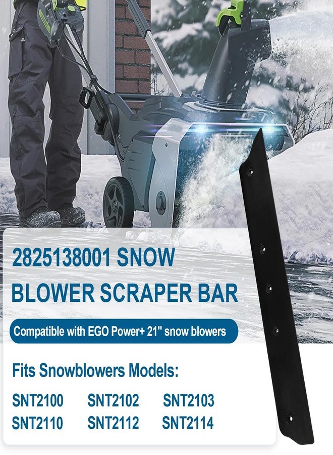 HWEIUA 21" Snow Blower Scraper Bar 2825138001 Scraper Assembly Replacement for EGO Snow Blowers SNT2100, SNT2102, SNT2103, SNT2110, SNT2112 SNT2114, Snow Blower Replacement Parts - Image 4