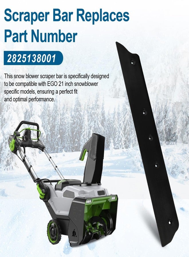 HWEIUA 21" Snow Blower Scraper Bar 2825138001 Scraper Assembly Replacement for EGO Snow Blowers SNT2100, SNT2102, SNT2103, SNT2110, SNT2112 SNT2114, Snow Blower Replacement Parts - Image 3