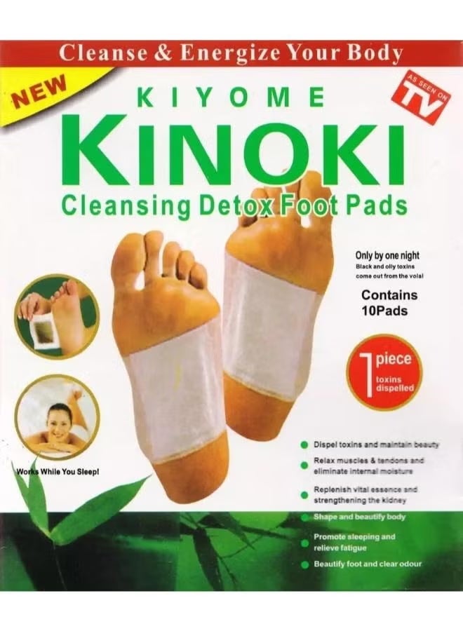 Kinoki 2 Pcs Kinoki Cleansing Detox Foot Pads, 20 pads - Image 2