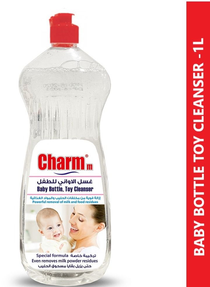 Charmm Baby Bottle, Toy Cleanser 1L Pack of 3 - Image 2