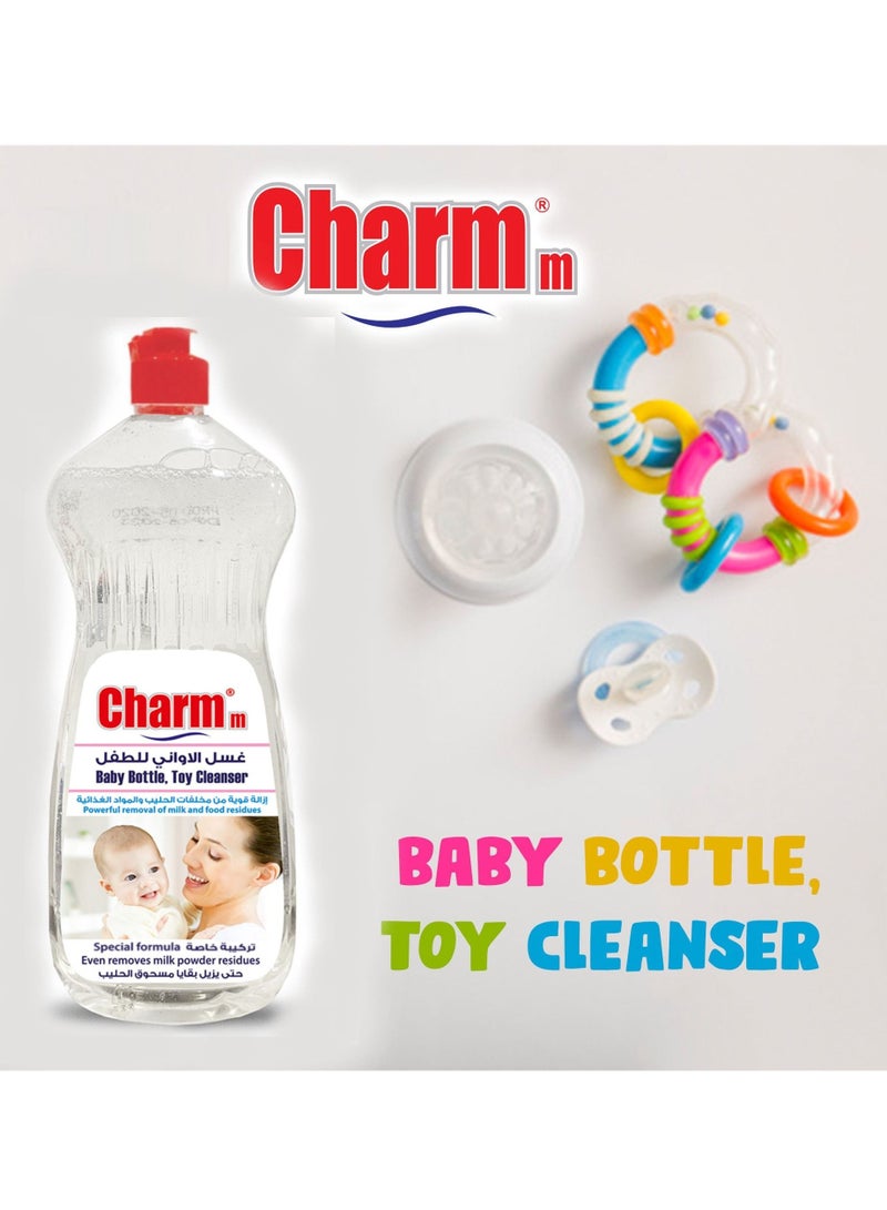 Charmm Baby Bottle, Toy Cleanser 1L Pack of 3 - Image 3