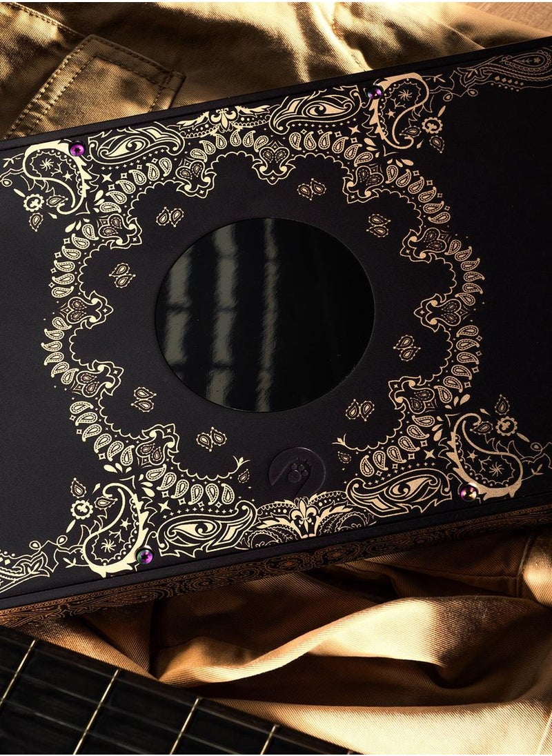 ميـاو غاضب Angry Miao CYBERBOARD مشروع Novel Gold Paisley Black/Gold Bundle لوحة مفاتيح ألعاب ميكانيكية لاسلكية مع اتصال ثلاثي الوضع، تصميم Leaf Spring Mount، مفاتيح قابلة للتبديل الساخن  - Image 5