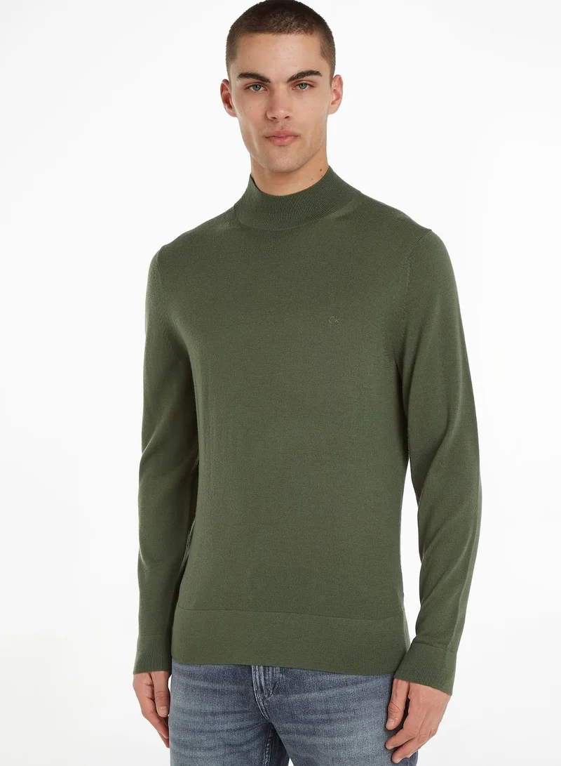 CALVIN KLEIN Logo Crew Neck Sweater