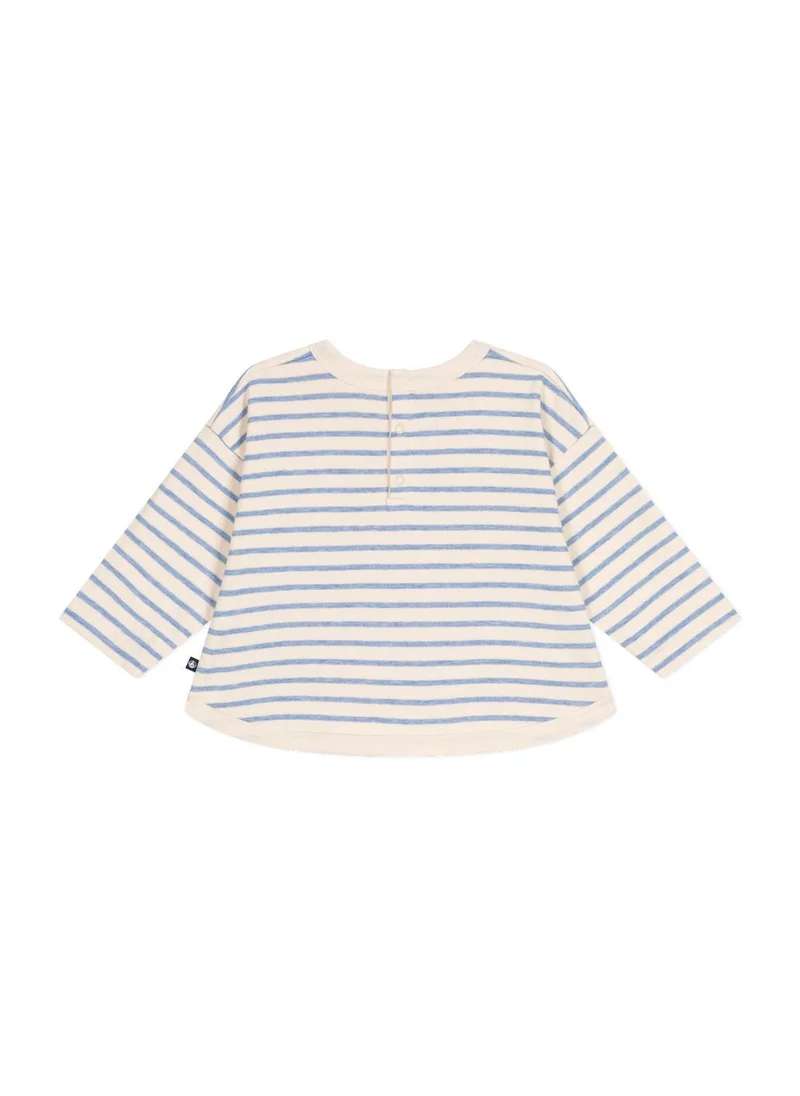 Petit Bateau Babies' long-sleeved tube it T-shirt