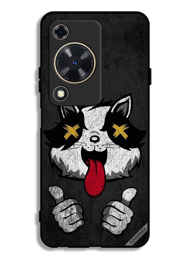 Covernex Huawei Nova Y72S Protective Case Cover Marshmallow Cat