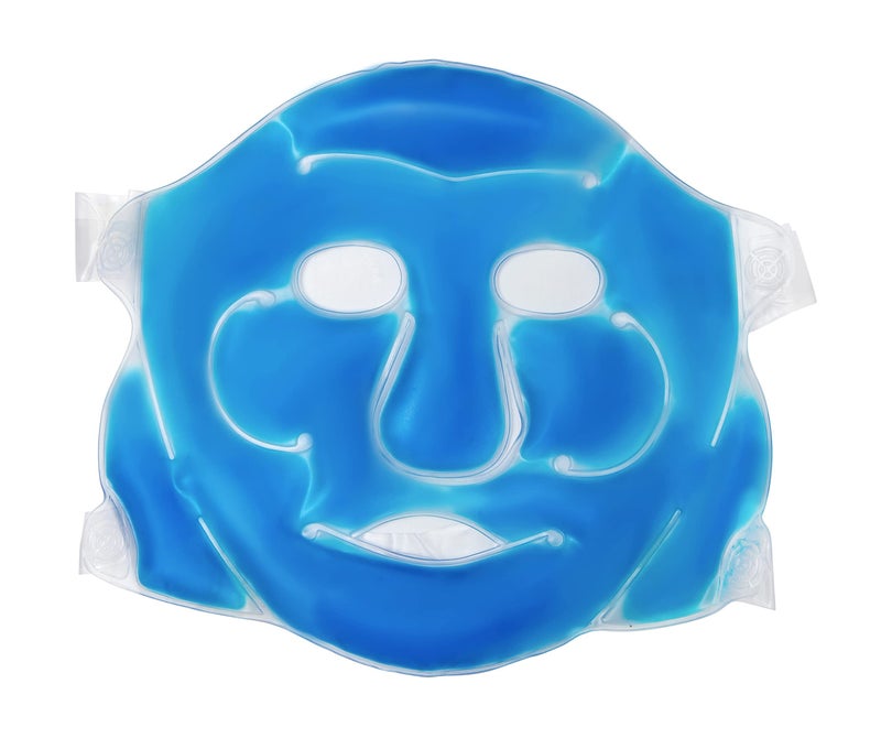 BAREPEPE Aqua Ice Face Cooling Gel Mask Cool Gel Ice Pack for Face Cold Therapy - Blue - Image 1