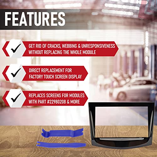 AA Ignition Replacement CUE Touch Screen Display - Compatible with Cadillac Vehicles - ATS, CTS, ELR, Escalade, ESV, SRX, XTS - Premium Gel-Free Infotainment Screen - Replaces Screens For 22980208, 22986276 - Image 2