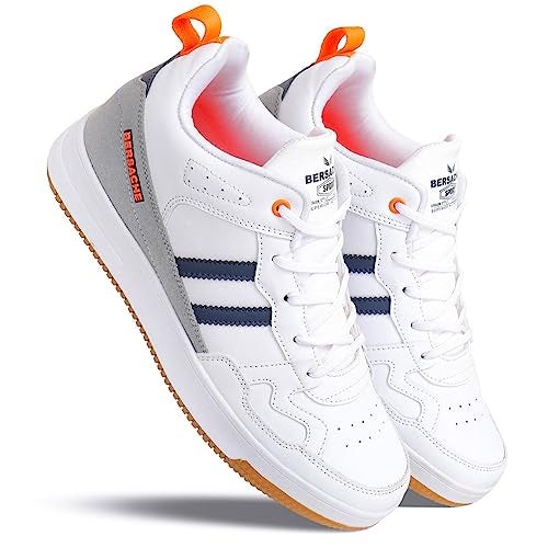 BERSACHE Premium Sports,Gym, Trending, Stylish Running Shoes For Men (White) - Image 4