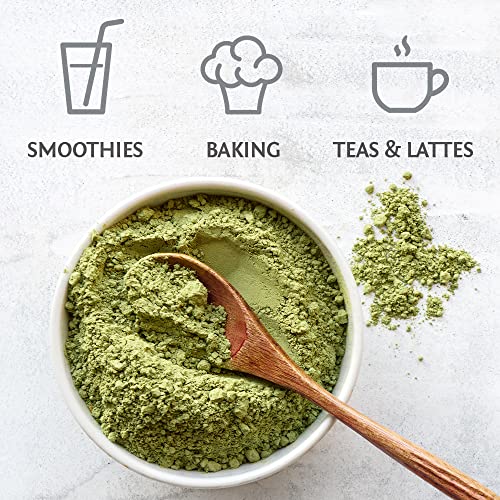 Sunwarrior Organic Matcha Green Tea Powder Culinary Grade Matcha for Smoothies Baking Lattes Vegan Sugar & Dairy Free 225 Servings Sunwarrior - Image 4