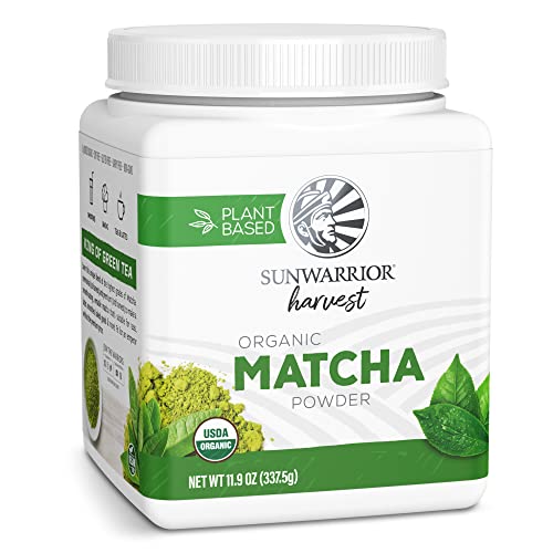 Sunwarrior Organic Matcha Green Tea Powder Culinary Grade Matcha for Smoothies Baking Lattes Vegan Sugar & Dairy Free 225 Servings Sunwarrior - Image 1