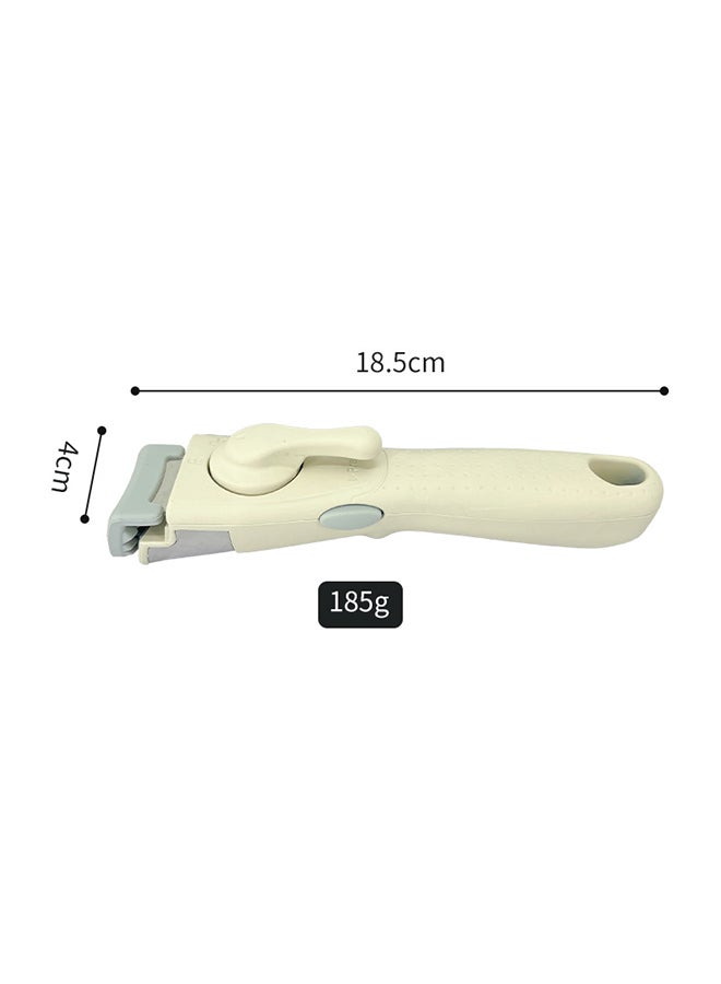 مقبض أواني طهي قابل للإزالة، مقبض وعاء قابل للإزالة، مقبض وعاء عالمي للمطبخ المنزلي [HS أبيض مناسب لمقبض وعاء بحافة سمك 3-5 مم] - Image 1