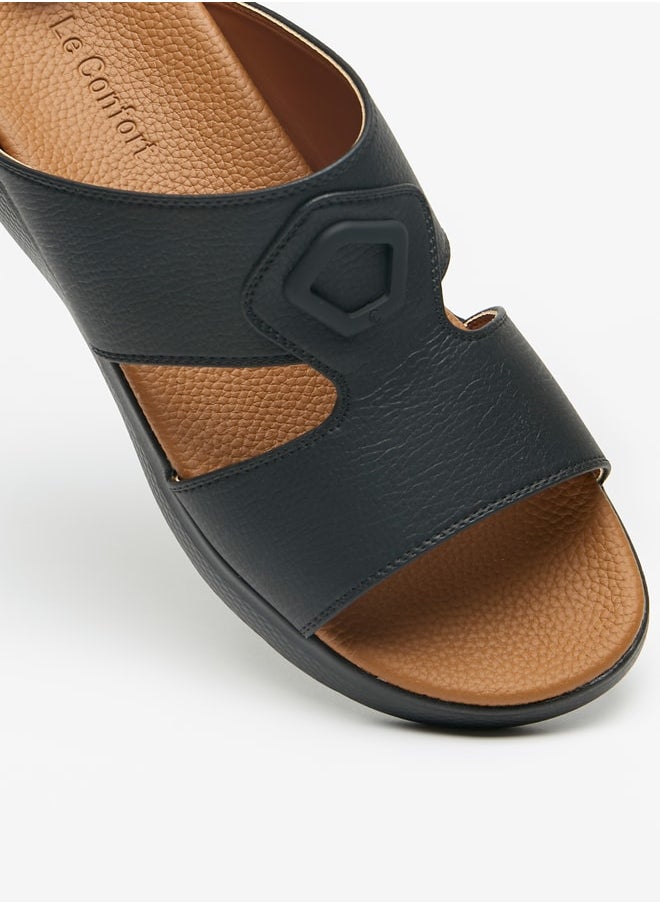 Le Confort - Men's Textured Slip-On Arabic Sandals - Image 1