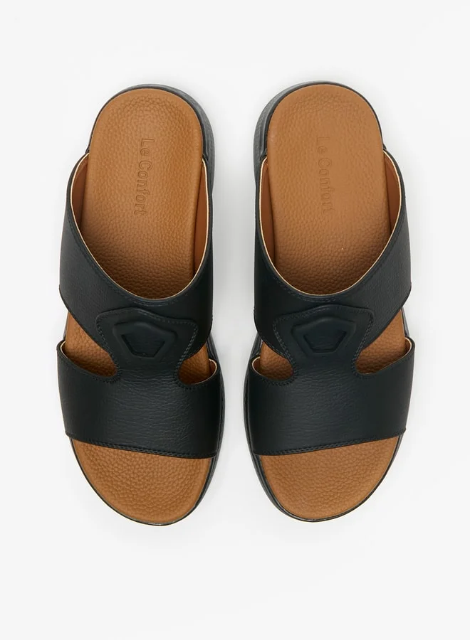 Le Confort Men's Textured Slip-On Arabic Sandals