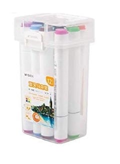 M&G M&G Marker Set 12 Colors 1.0mm - 5.0mm - No.: EMPF0901  - Image 2