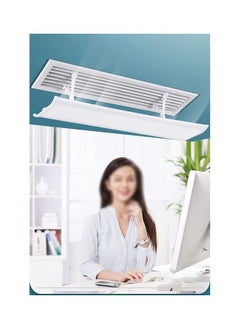 NIBEMINENT Adjustable Air Conditioner Deflector T122 White  - Image 2
