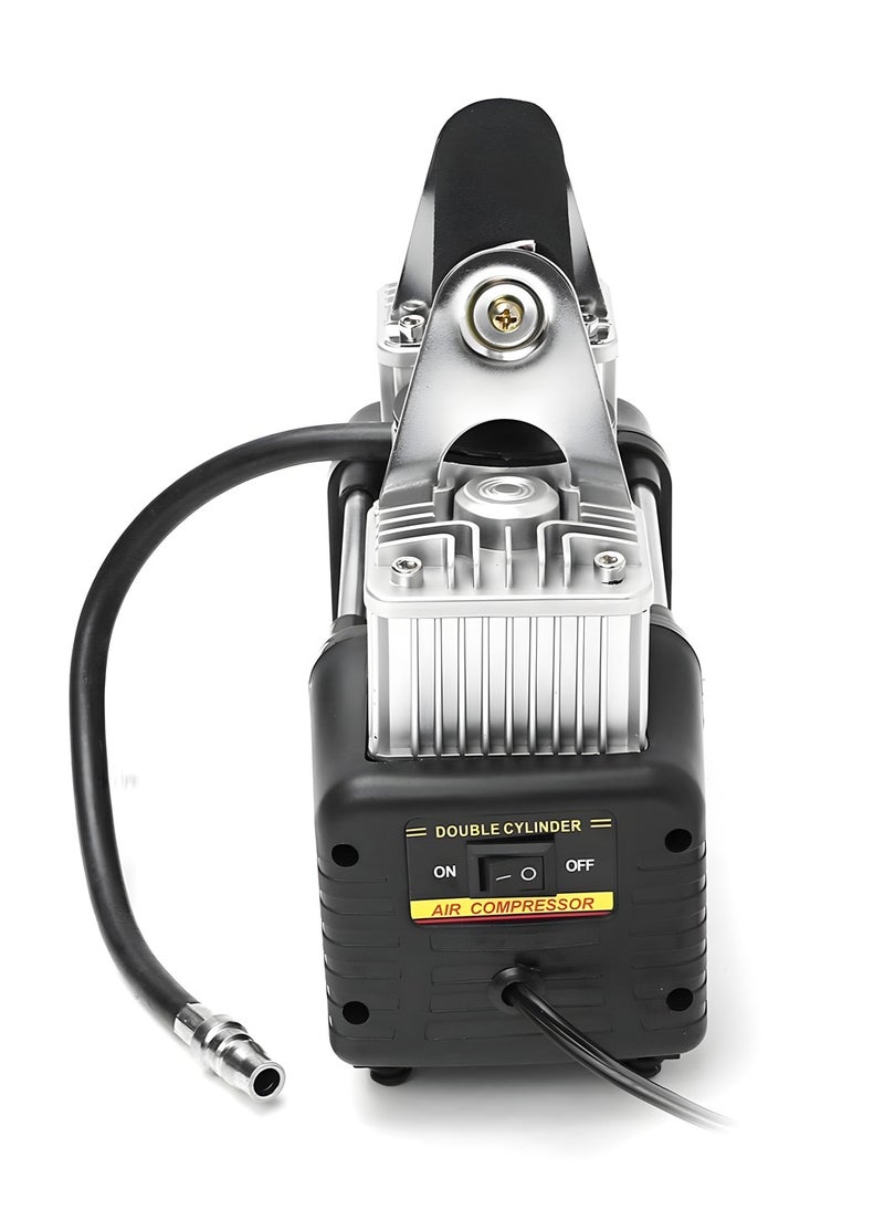 3XR - Air Compressor Tire Inflators Tool - 12V Double Cylinder Car inflatable Pump Digital display for Cars Bikes Motorcycles and Sport Balls - Image 1