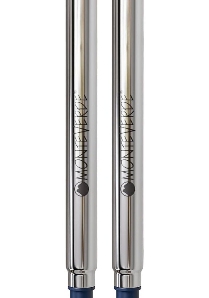 Monteverde Rollerball Refill for Sheaffer Pens, Fine Point, Blue Black, 2-Pack - Image 1