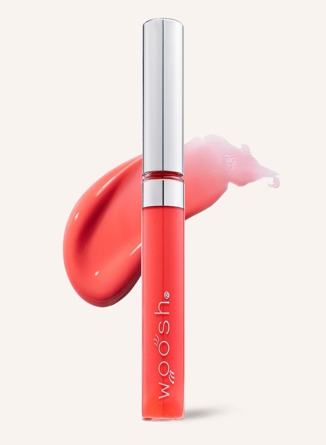 Woosh Beauty, Spin-On Lip Gloss, Hydrating Hyaluronic Acid & Shea Butter, No Fine Lines, Shine Finish, Vegan & Cruelty-Free - Splash - Image 1