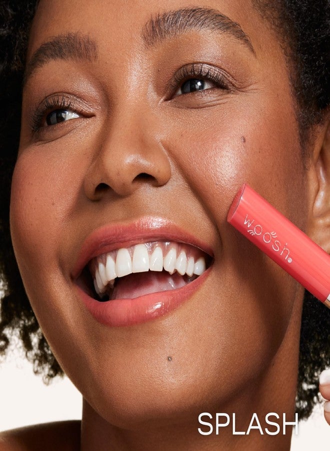 Woosh Beauty, Spin-On Lip Gloss, Hydrating Hyaluronic Acid & Shea Butter, No Fine Lines, Shine Finish, Vegan & Cruelty-Free - Splash - Image 2