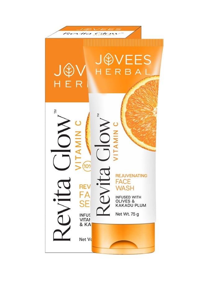 JOVEES HERBAL - Jovees Revita Glow Vit C Face Wash 75 Gm - Image 1