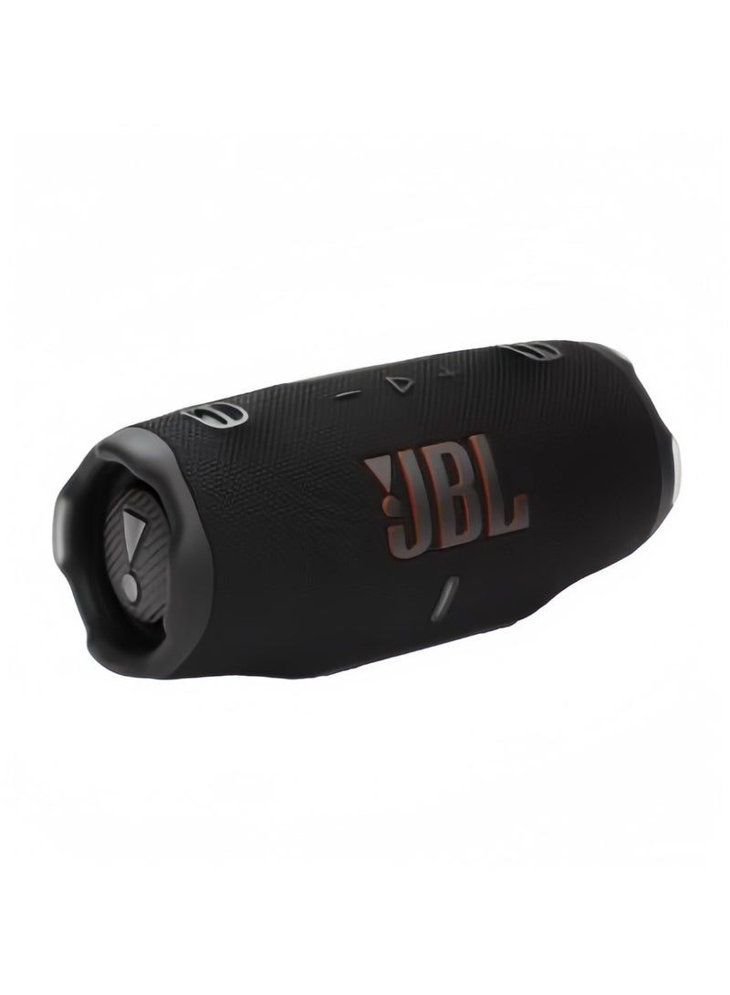 JBL Charge 6 - Portable Waterproof And Drop-Proof Bluetooth Speaker With Built-In Power Bank, Multi-Speaker Connection Via Auracast, Up To 28 Hours Playtime, Fast Charging, And Powerful Sound Black - Image 1