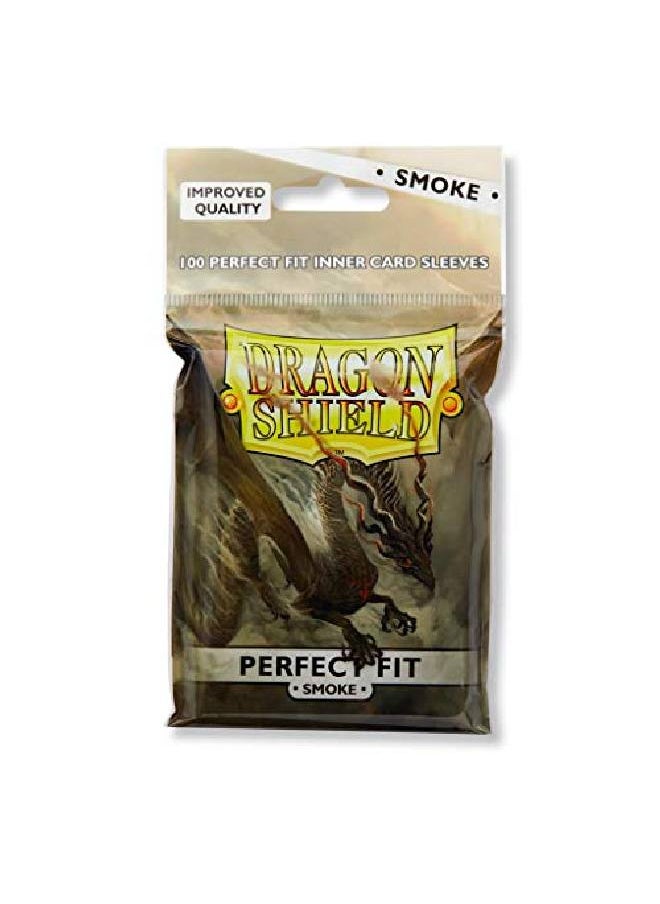 dragon shield - 10 Packs Perfect Fit Smoke Inner Sleeves Standard Size 100 Ct - Image 1