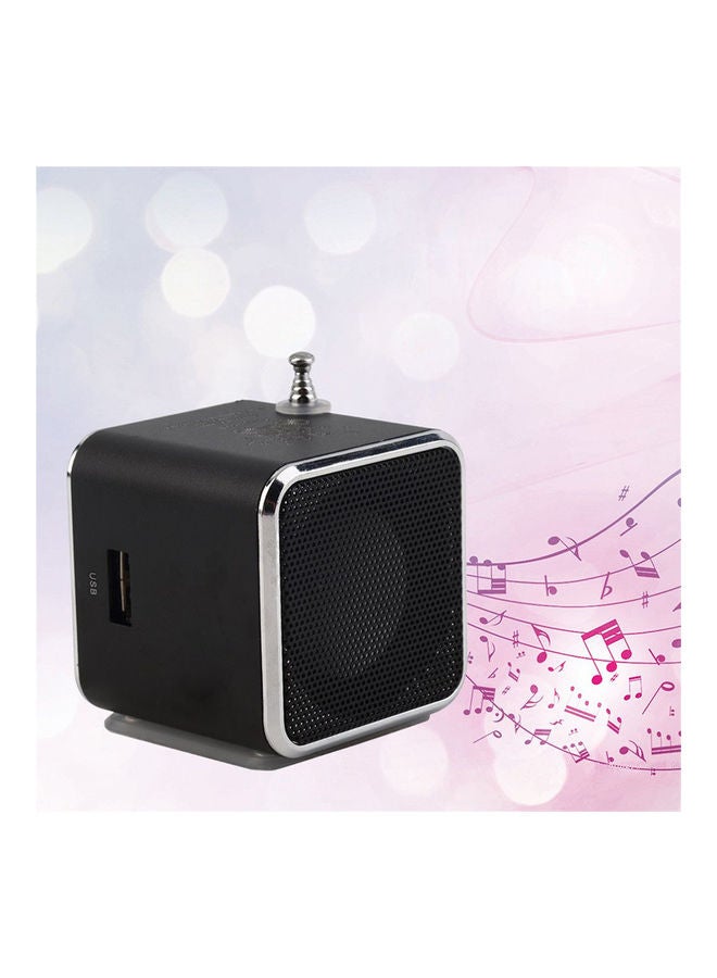 NIBEMINENT Wireless USB Mini Stereo Speaker Black - Image 2