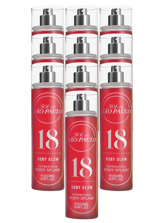 اس او ال 10 قطع معطر الجسم المنعش دي ساو باولو 18 روبي جلو 250 مل - Image 1