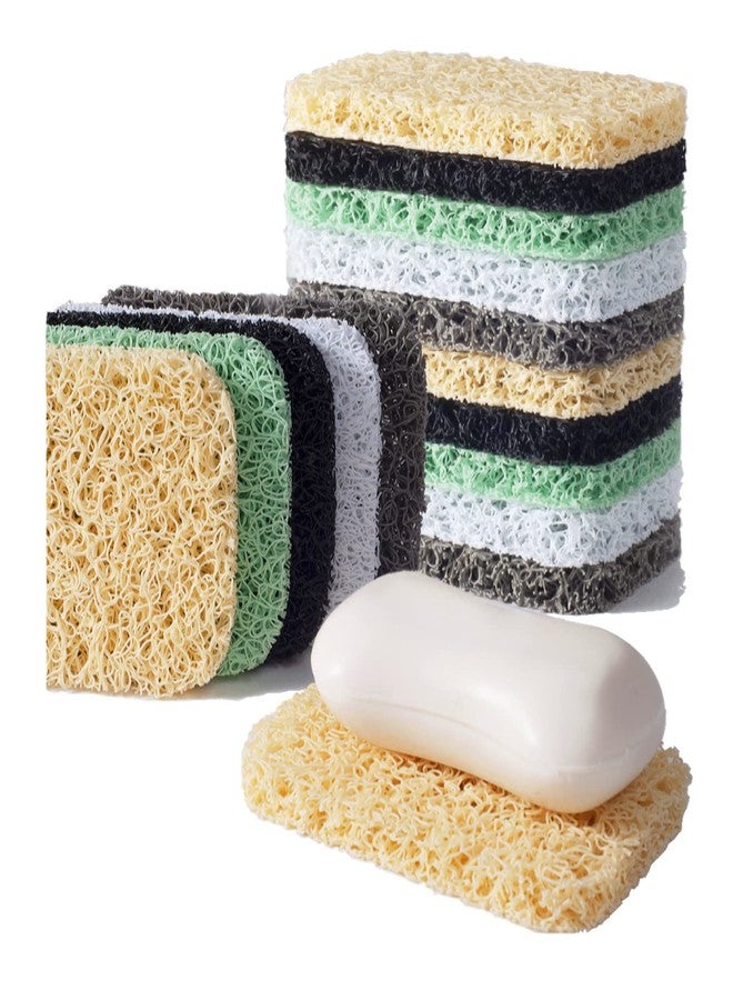 Ru S 12PCS Soap Savers Pads BPA Free Soap Holder for Bar Soap Non-Slip Self Draining Soap Dish Soap Lift for Shower Kitchen Bathroom - Image 1