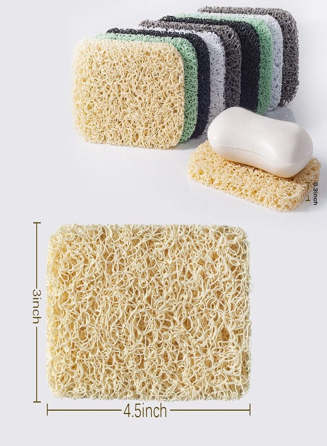 Ru S 12PCS Soap Savers Pads BPA Free Soap Holder for Bar Soap Non-Slip Self Draining Soap Dish Soap Lift for Shower Kitchen Bathroom - Image 3