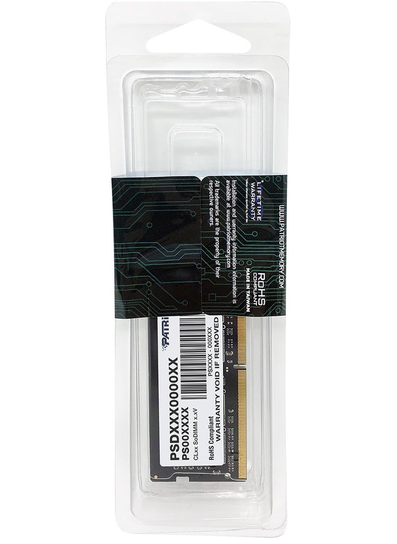 PATRIOT - Memory Signature Line Series DDR4 8GB (1 x 8GB) 3200MHz SODIMM Single - Image 1