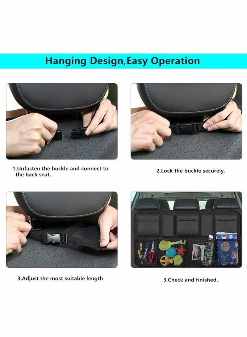 Excefore Car Backseat Trunk Organizer, Back Seat Hanging Organizer - Image 5