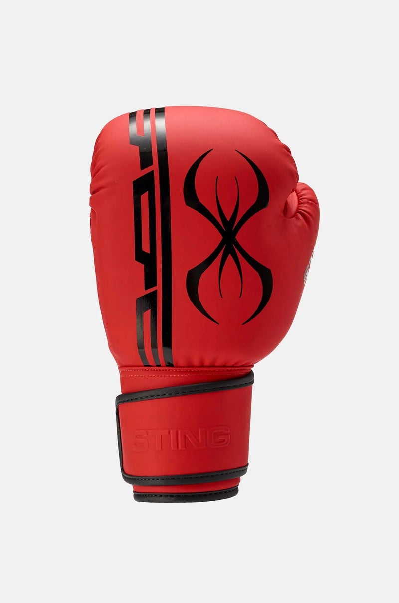STING Boxing - Armaplus Boxing Gloves | for Competition & Training (RED/Black, 10oz) - Image 5