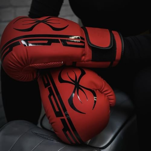STING Boxing - Armaplus Boxing Gloves | for Competition & Training (RED/Black, 10oz) - Image 2