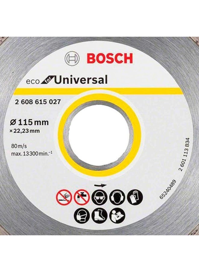 BOSCH - Bosch Eco for Universal Segmented Diamond Cutting Disc, for small angle grinders | Model: 2608615027 - Image 1