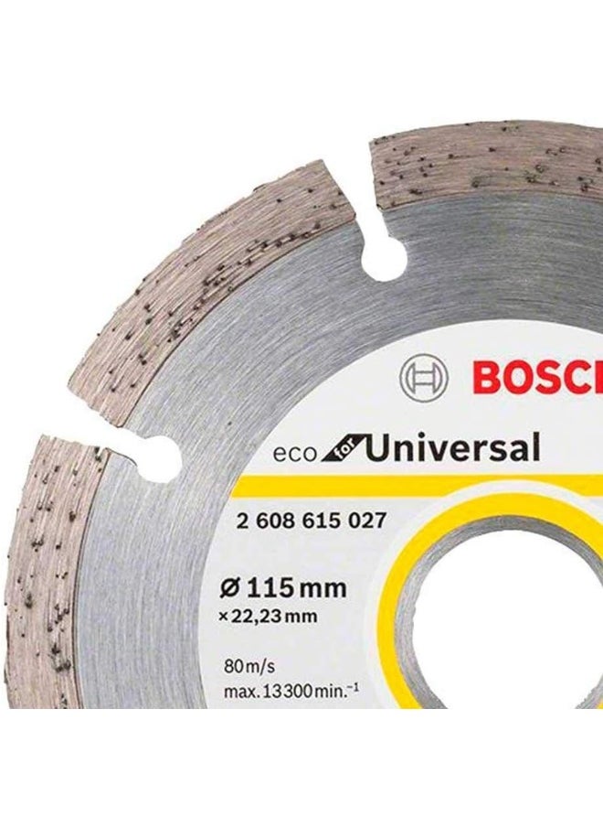BOSCH - Bosch Eco for Universal Segmented Diamond Cutting Disc, for small angle grinders | Model: 2608615027 - Image 1